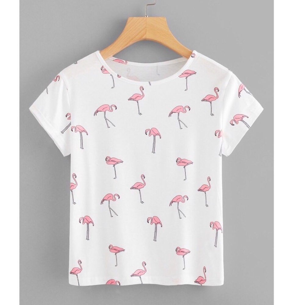 Women’s Flamingo Print Tee